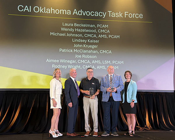 CEO Michael Johnson and CAI Oklahoma Advocacy Task Force
