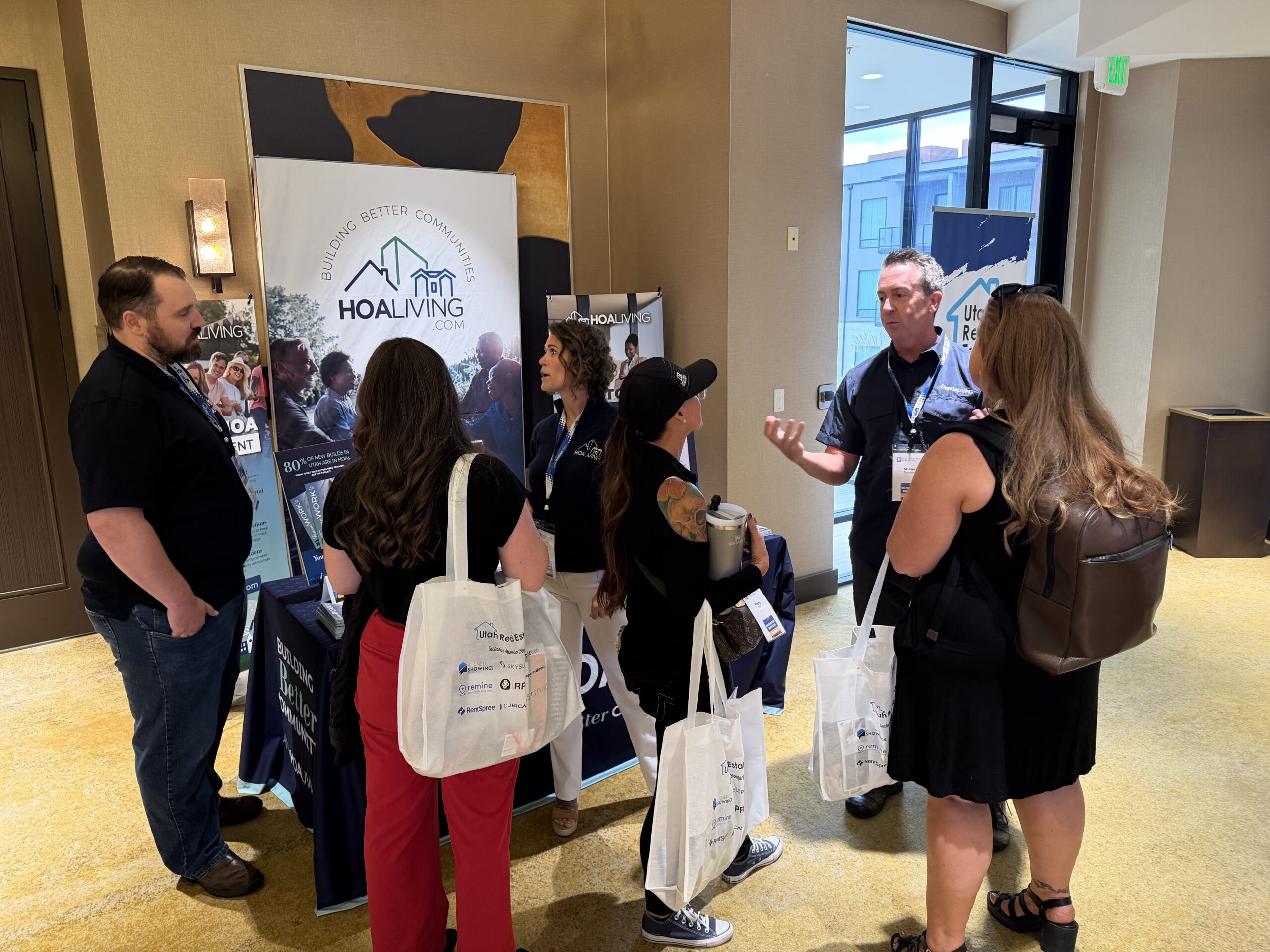 Busy booth at UAR 2026