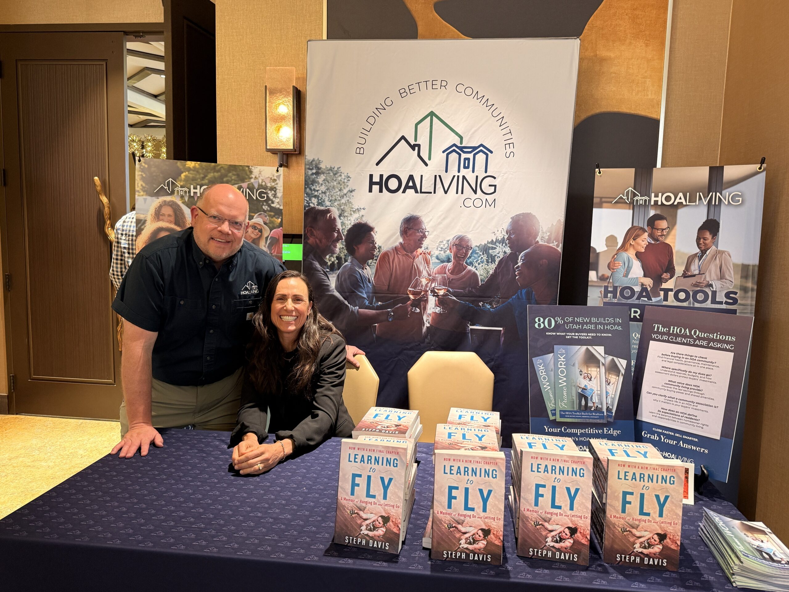 CEO Michael Jordan with Keynote Speaker Steph Davis at 2026 UAR Convention